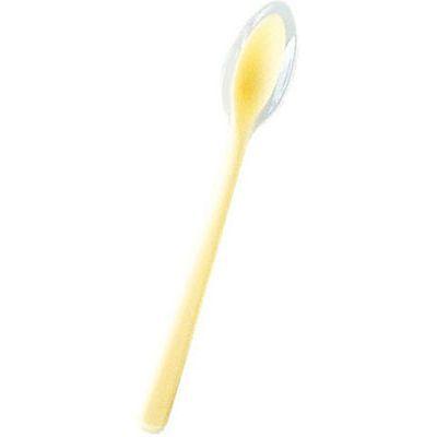 他サイト： 岡部洋食器 【送料無料】OSP1602 【メール便での発送商品】口あたりやさしいスプーン(一体深型・小 イエロー)の商品画像
