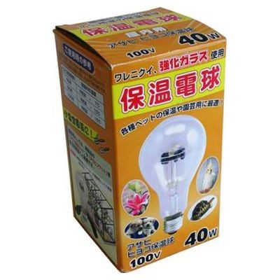 他サイト： 【納期目安:2週間】【送料無料】015010 アサヒ ヒヨコ保温球 100V 40Wの商品画像
