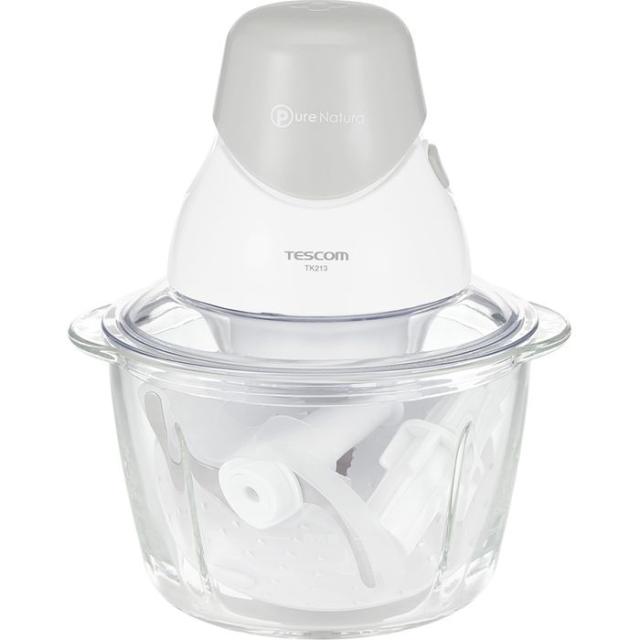 他サイト： フードプロセッサー ガラスボトル コンパクト 1台5役【まぜる/きざむ/おろす/泡立て/バター作り】 オールインワン収納 食洗器の商品画像