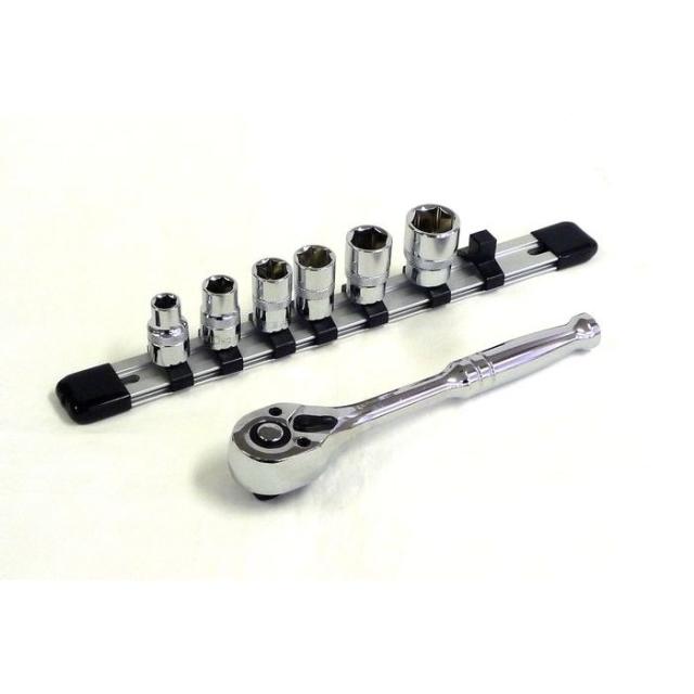 他サイト： ソケットレンチセット 差込角9.5mm TONE SHCH3080【送料無料】 の商品画像