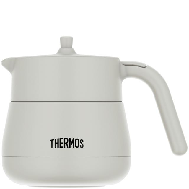 他サイト： 真空断熱ティーポット 450ml ライトグレー TTE-450LGY サーモス 4562344386036【送料無料】 の商品画像