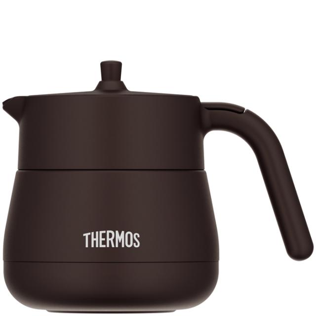 他サイト： 真空断熱ティーポット 450ml ブラウン TTE-450BW サーモス 4562344386050【送料無料】 の商品画像