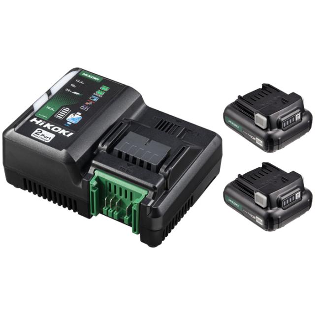 他サイト： HiKOKI 【送料無料】UC18YDML(2L) スターターキット2 充電器 リチウムイオン電池10.8V〜36V対応 10.の商品画像