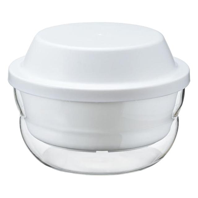 他サイト： 電子レンジ調理器 蒸し器 ガラスのレンジ蒸し器 ハリオ XMK-120-W【送料無料】 (XMK120W)の商品画像