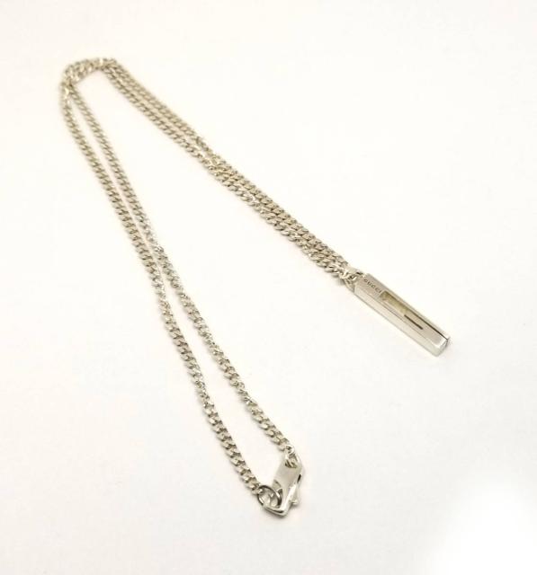 日本正規品 Sv925 アクセサリー シルバー925 ペンダント シルバー メンズ カットアウトg ネックレス グッチ Gプレート 中古 Gucci ロゴ ネックレス Loudcryofthethirdangel Com