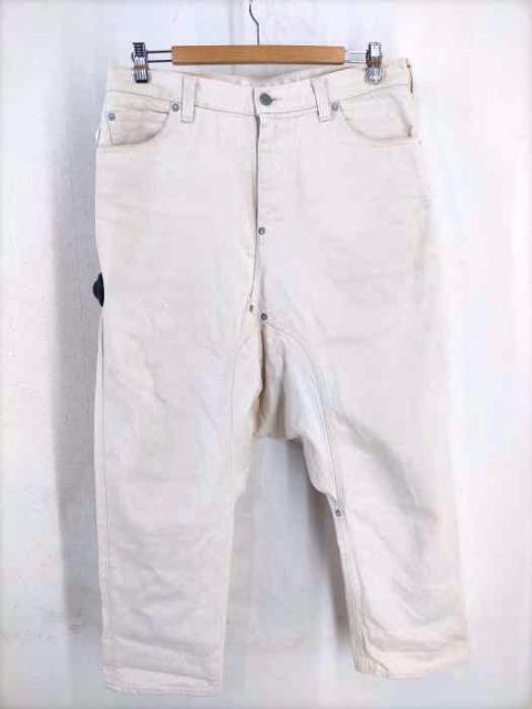 セール価格 公式 Ganryu ガンリュウ Ad14 15ss ホワイトデニムサルエルパンツ メンズ Jpn M ブランド古着バズストア 正規品 Www Flixel Org