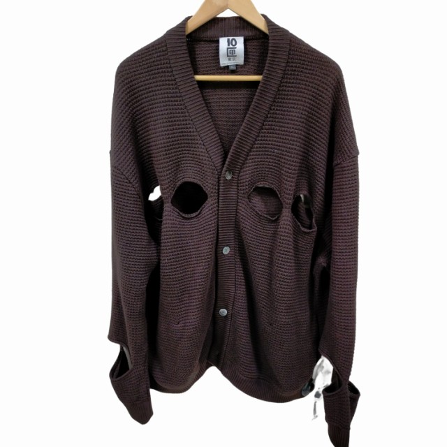 10匣 TEN BOX(テンボックス) 22FW EL PRADO CARDIGAN ホールデザイン