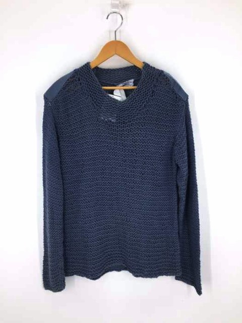 国際ブランド General Research ジェネラルリサーチ 01aw String Sweater Air Trapped Knit ショルダーパッチ ローゲージニット メンズ Free 在庫処分大特価 Majconsults Com