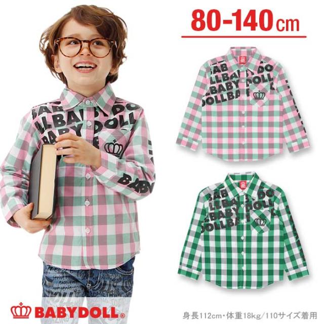 3 お値打ち価格で 15まで さらに Off 50 Off Sale アウトレット ベビードール ベビーサイズ シャツ キッズ ギンガムロゴ