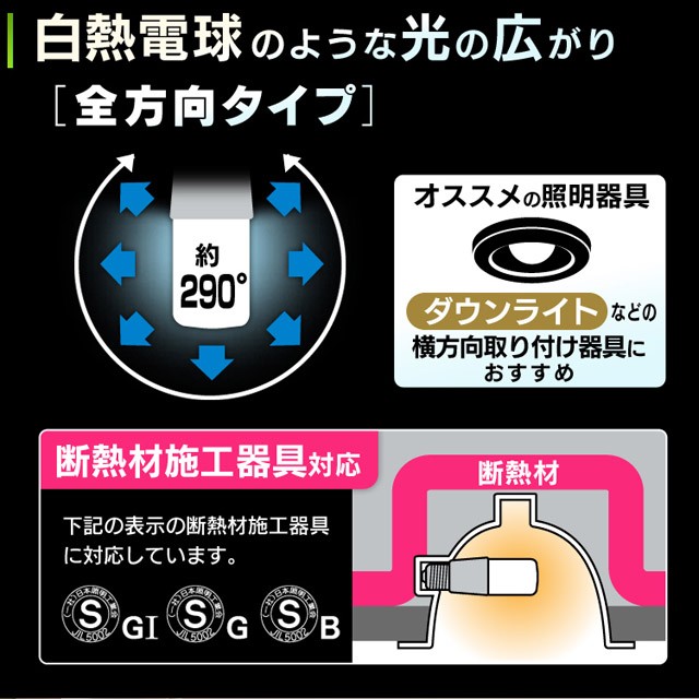 Led電球 E26 T形 全方向タイプ 40w形相当 天井照明 電球 電気 照明 リビング ダウンライト Ldt5n G W 4v1 アイリスオーヤマの通販はau Wowma ワウマ アイリスプラザ Wowma 店 商品ロットナンバー