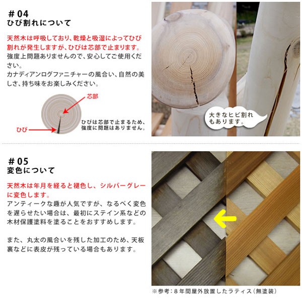 ひび割れ・変色について