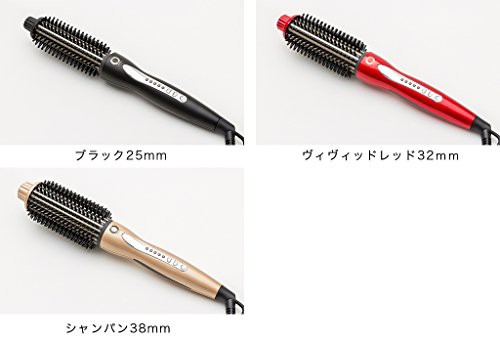 売り切れ必至 Ronne アゲツヤ ロールブラシアイロン ヘアアイロン カール ドライヤー くるくる 海外対応 Max2度 32mm レッド 気質アップ Www Centrodeladultomayor Com Uy