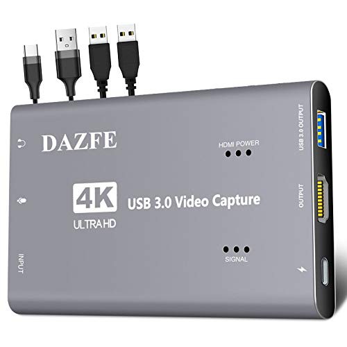 残りわずか Dazfe Hdmi キャプチャーボード ビデオキャプチャカード ゲームキャプチャカード ゲームキャプチャデバイス パススルー対応 4k Usb3 0 Hd ラッピング無料 Iacymperu Org