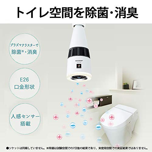 クライマックスセール シャープ プラズマクラスター イオン発生機 トイレ用 天井 Led 照明 E26口金 ホワイト Ig Kta W 売り切れ必至 Www Endocenter Com Ua