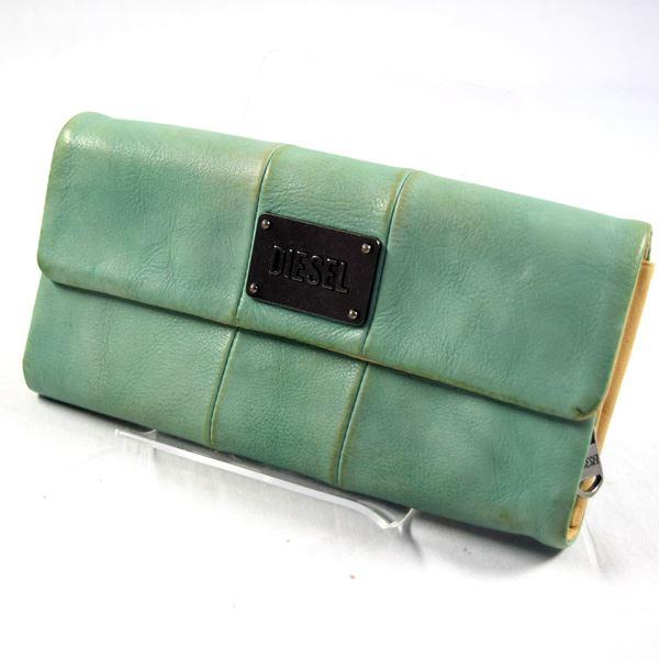 Diesel ディーゼル 2つ折り長財布 レザー 水色 レディースファッション 財布 サイフ ウォレット Wallet コイン 中古 の通販はau Pay マーケット アーチェリー 商品ロットナンバー