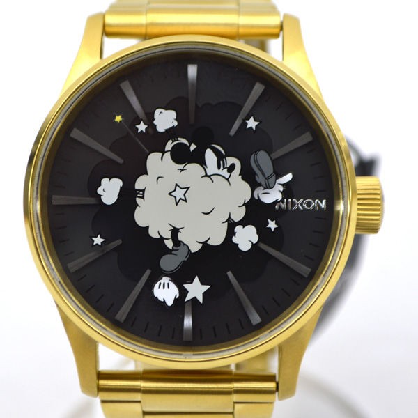 Nixon ニクソン ミッキー 腕時計 ディズニー コラボ ゴールドカラー A356 3092 ブランド 未 Montage4u Nl