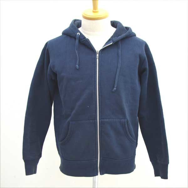 Supreme / シュプリーム ◆Old English Hood Logo Zip Up Sweat/16AW/ジップアップパーカー/ネイビー/S メンズ 【古着】【中古】