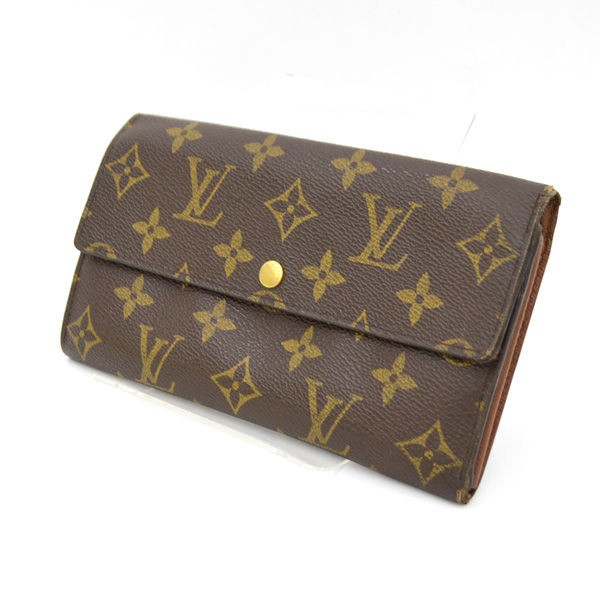 LOUIS VUITTON / ルイヴィトン ◆ポルトフォイユ・サラ 二つ折り長財布 旧型 モノグラム M61734 【財布/ウォレット】【中古】