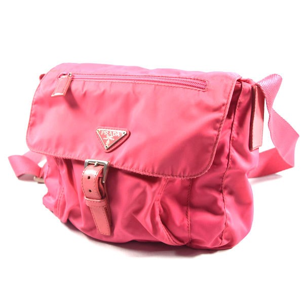PRADA プラダ ショルダーバッグ ナイロン レザー