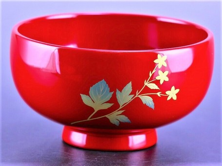 とっておきし新春福袋 誕生花付き汁椀 朱 9月4日 大根草 越前漆器 漆 誕生日 贈り物 日本製 食器 キッチン 碗 椀 その他キッチン 食器 調理