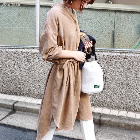 直営店限定 D 7 コーデュロイ ベルト付 スキッパー ワンピース レディースアパレル ドレス 国際ブランド Amdissmedia Net