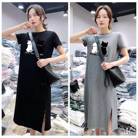 大きいサイズ レディース 韓国ファッション ネコ 猫プリント Tシャツ ワンピース Ll 4lの通販はau Pay マーケット ロシナンテ オンライン 商品ロットナンバー