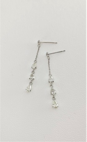 オープニング 大放出セール ペアシェイプダイヤモンド計0 5ctピアス プラチナ900 プラチナポスト ジュエリー アクセサリー その他日用品 文房具 手芸用品 Efirst Ae