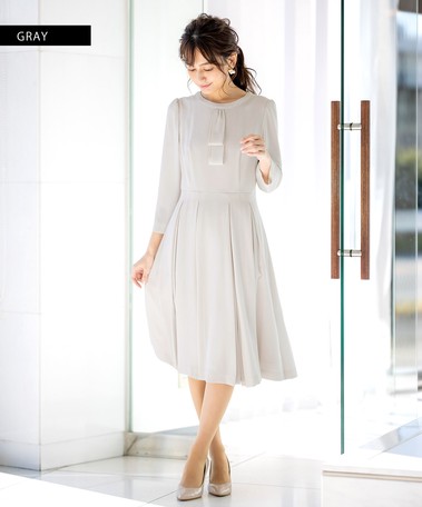 お待たせ タックデザインワンピース 裏地付き ドレス ネットau レディースアパレル レディースアパレル Pay ドレス レザー生地販売 布百選 D Neymatogrossofaclube Com Br