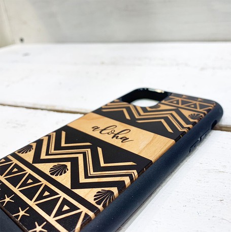 ハワイアンデザイン ウッドパネルiphoneケース Alohaメッセージプリント バッグ 財布 小物 ポーチ 携帯ケースの通販はau Pay マーケット ロシナンテ オンライン 商品ロットナンバー