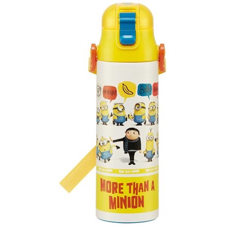 未使用 水筒 580ml ステンレスボトル ミニオンズ フィーバー スケーター 超軽量 ロック付 ワンプッシュ Sdc6n 食器 キッチン お弁当グッズ オンラインストア限定 Centroprofesorjuanbosch Com