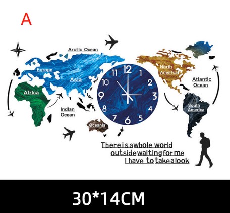 最新情報 世界地図時計壁掛け時計 0506 Dzy05 掛置時計 掛時計 期間限定特価 Centrodeladultomayor Com Uy