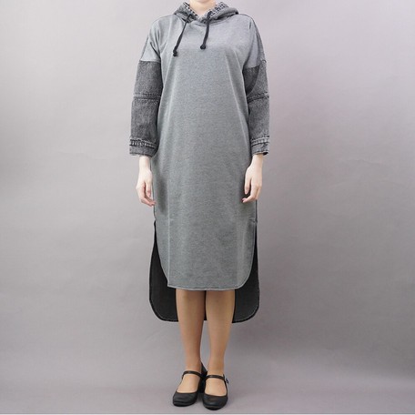 お客様満足度no 1 21秋冬新作予約 33 ﾃﾞﾆﾑ切替ﾊﾟｰｶｰﾜﾝﾋﾟｰｽ レディースアパレル ワンピース ドレス ランキング１位受賞 Keita Com Br