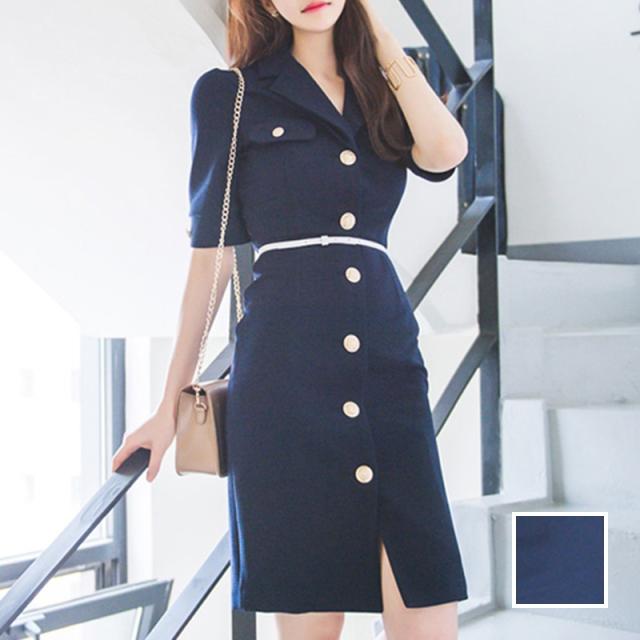 人気no 1 本体 ボタンデザイン開襟ワンピース ラッピング無料 Centrodeladultomayor Com Uy