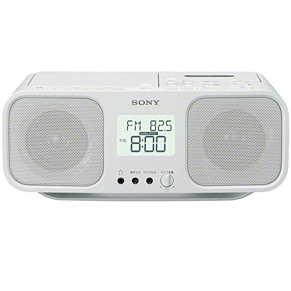 ソニー Sony Cdラジオカセットレコーダー Cfd S401 Fm Am 開店記念セール 電池駆動可能 ワイドfm対応 ホワイト 大型液晶 Cfd カラオケ機能搭載