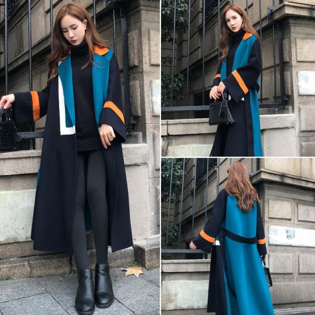 人気特価激安 マルチカラー 配色 チェスターコート ガウンコート ロング オーバーサイズ フォーマル エレガント カジュアル Pay Aya1803 銘木無垢ダイニングテーブルdoimoi 9c14cf Andersonareaymca Org