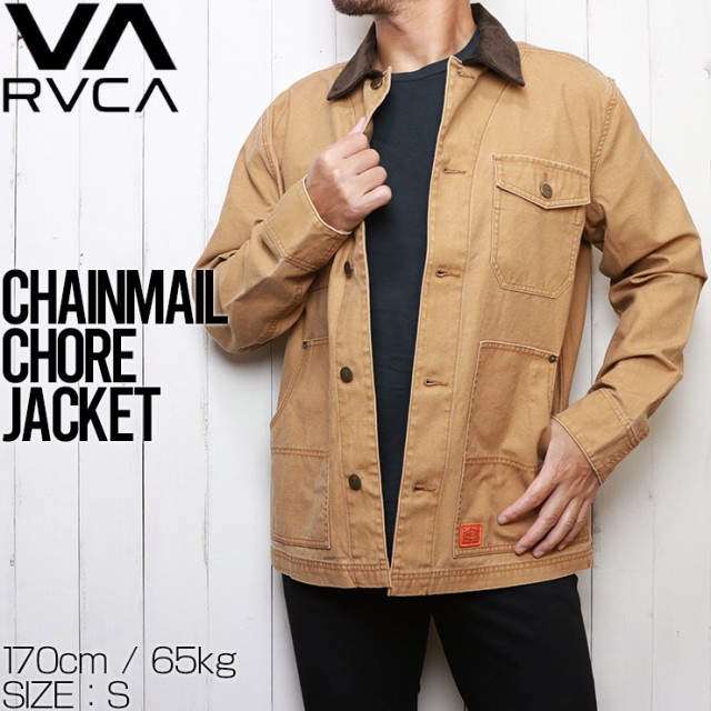 RVCA ルーカ CHAINMAIL CHORE JACKET コットンワークジャケット M7023RCH