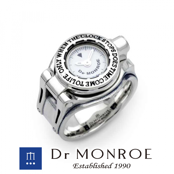 新しい到着 ドクターモンロー Dr MONROE ギミックウォッチリング 時計 リングウォッチ フィンガーウォッチ クロックリング, axiologie 08c06f59