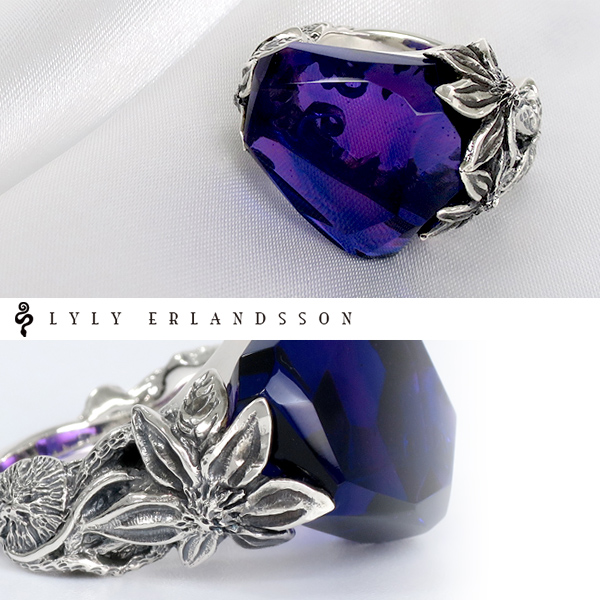通販低価 LYLY ERLANDSSON the GRAVITY female purple パープル リング 7号〜25号 リリーエルランドソン 指輪 グラビティ シルバー925 海外の通販はau PAY マーケット - 新宿銀の蔵 シルバーアクセサリーと天然石のお 高評価★