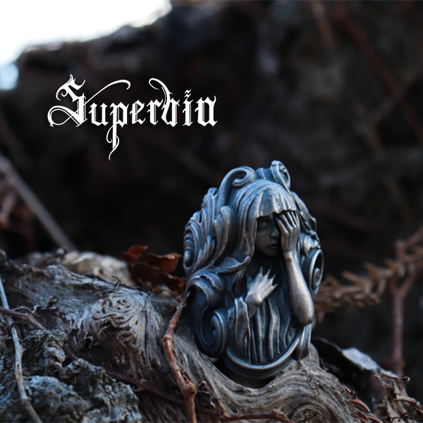 日本の店舗 Superbia スターバト マーテル リング 15号 27号 Rococo シルバーリング シルバー925 メンズ スペルヴィア スペルビア ブランド 非課税 Triplex Ee