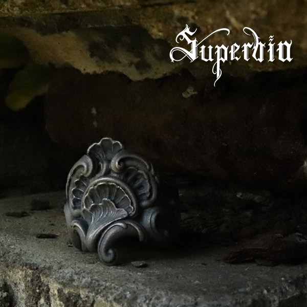 Superbia “スクルプトゥーラ”リング3 13号～27号 Rococo シルバー ...