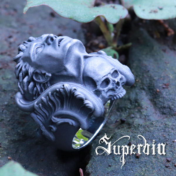 オンラインオリジナル Superbia デストルドー リング 13号 27号 Rococo シルバーリング シルバー925 メンズ スペルヴィア スペルビア ブランド ロココ美術 送料含む Triplex Ee