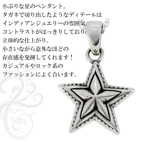 ワイルド スター シルバーネックレス チェーン付きペンダントトップ ペンダントヘッド ネックレス メンズ シルバー 925の通販はau Wowma ワウマ 新宿銀の蔵 シルバーアクセサリーと天然石のお店 商品ロットナンバー