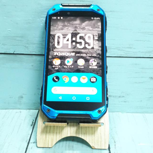 New限定品 送料無料 Au 京セラ Torque G04 ブルー Kyv46 本体 白ロム Simロック解除済み Simフリー 珍しい Paradisiahotel Bj