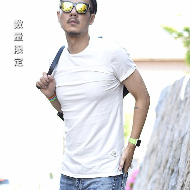 数量限定 半袖ロンt メンズ ロング丈 Tシャツ オリジナル レイヤード Ta92c1 カットソー 重ね風 清涼感 数量限定 半袖ロンt メンズ ロング丈 Tシャツ オリジナル レイヤード Ta92c1 カットソー 重ね風 清涼感