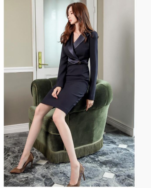 大きいサイズあり 卒業式スーツ ビジネスワンピース制服 レディース就活 上品 Ol通勤 長袖ワンピース オフィスワンピースの通販はau Pay マーケット 東京 Com 商品ロットナンバー