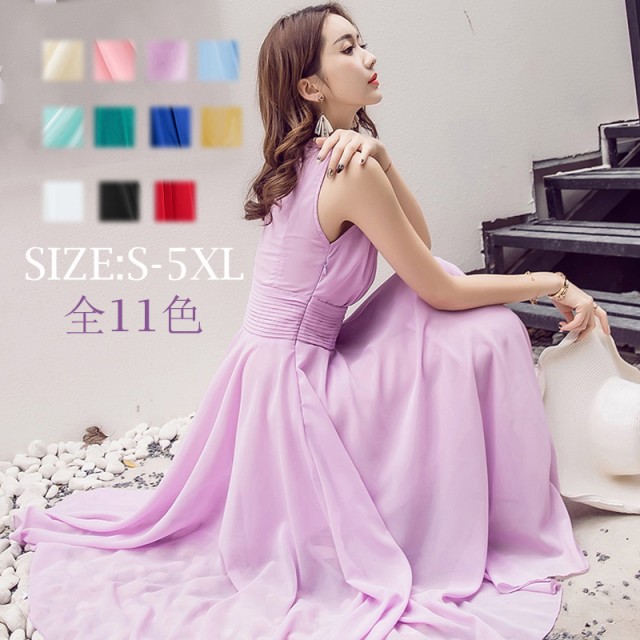 11色ワンピース シフォンドレス 大きいサイズ 夏リゾート ワンピ 11色ワンピース シフォンドレス 大きいサイズ 夏リゾート ワンピ