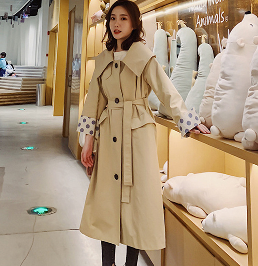 新作 ロング トレンチコート チェスターコート レディース アウター
