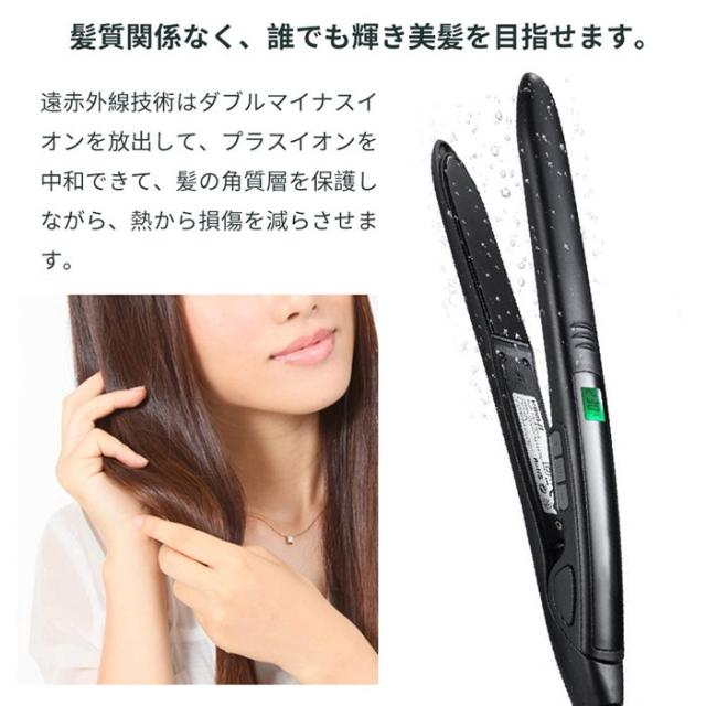累計販売2万枚突破 ヘアアイロン2way ストレートカール 両用 高性能 海外対応 プロ仕様 25mm 130 230 温度調整 Lcdスクリーン 自動off マイナスイオン 定価から3０ オフ Ggjapan Jp