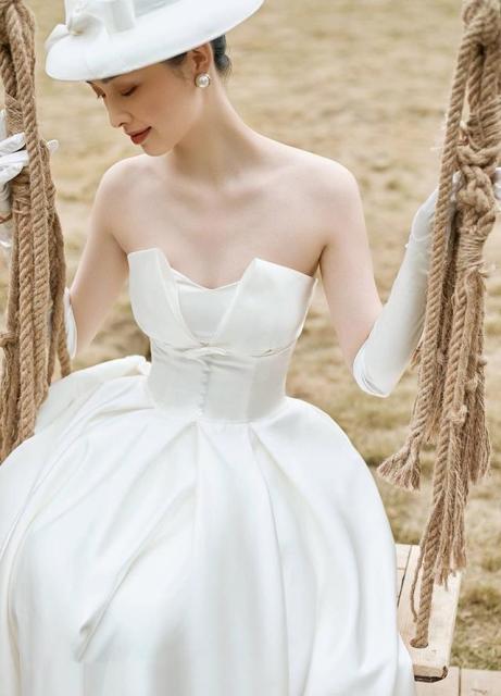 Web限定 ウェディングドレス ミモレ丈 二次会 花嫁ドレス 結婚式 ドレス パーティードレス Aライン おしゃれ 個性的 可愛い ナチュラル カジュア 現金特価 Ineed Allah Com