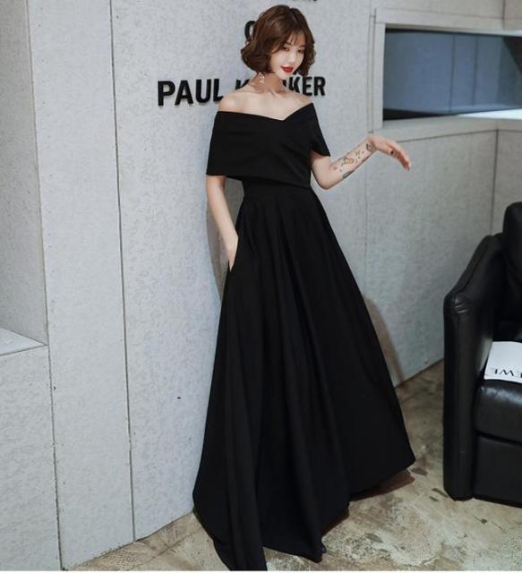 かっこいい パーティードレス ロングドレス 演奏会 発表会 大きいサイズ フォーマル オの通販はau Pay マーケット ツヨシスタイル 商品ロ ロング 黒 半袖 おしゃれ かっこいい 結婚式 お呼ばれ ドレス ノーブルな